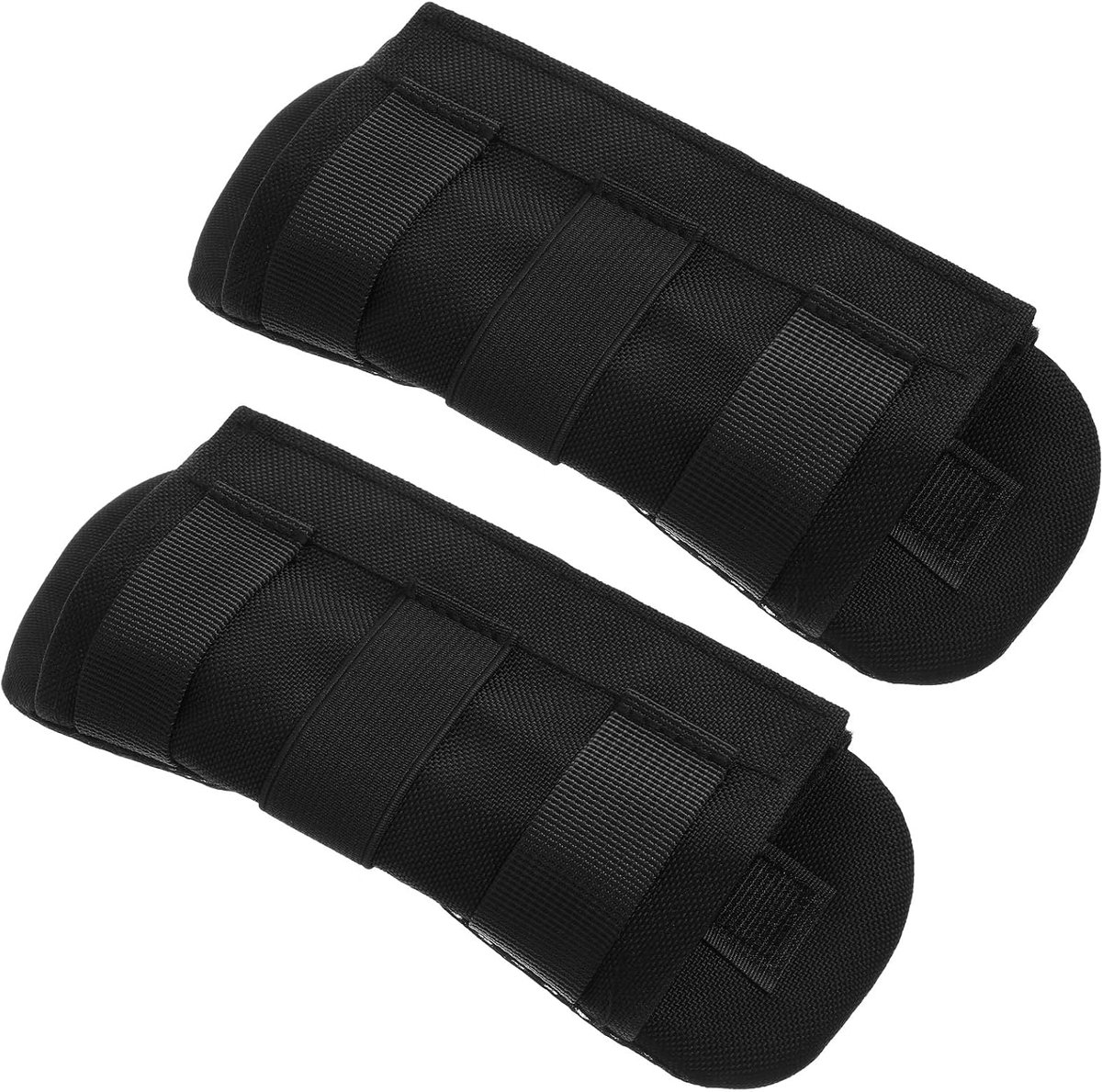Schouderkussentjes 2 stuks - Ademend zwart - Ergonomisch ontwerp - Vermindert schoudervermoeidheid - ShopVlot