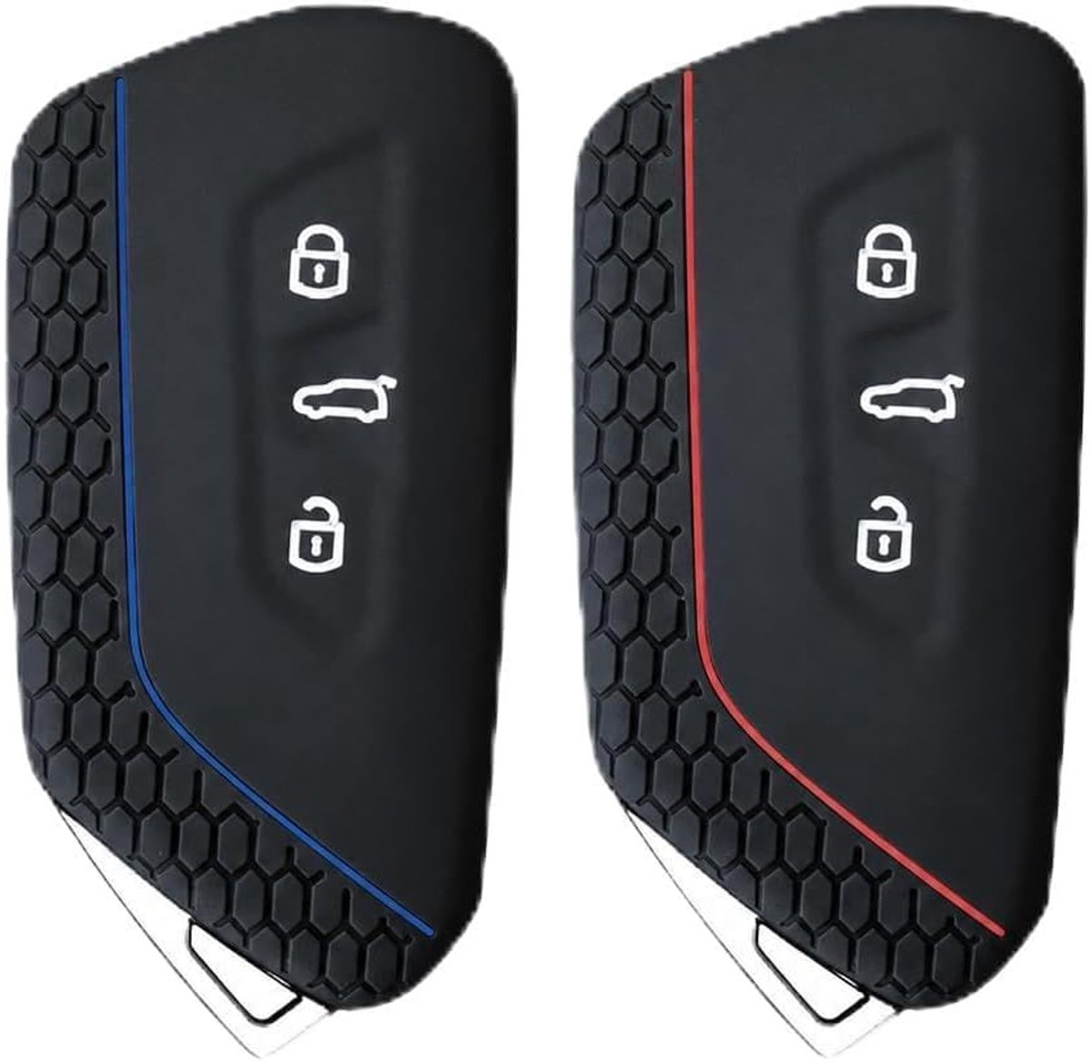 Autosleutelhoes voor VW Golf 8 - flexibele TPU/siliconen - stof- & krassbestendig - bescherm je sleutel - ShopVlot
