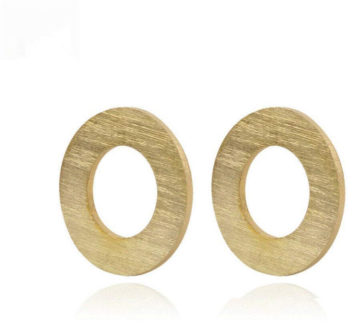 Brass vlakke ringetjes assortiment - 500 stuks (M2, M2.5, M3, M4, M5, M6) - hoogwaardig messing - ShopVlot