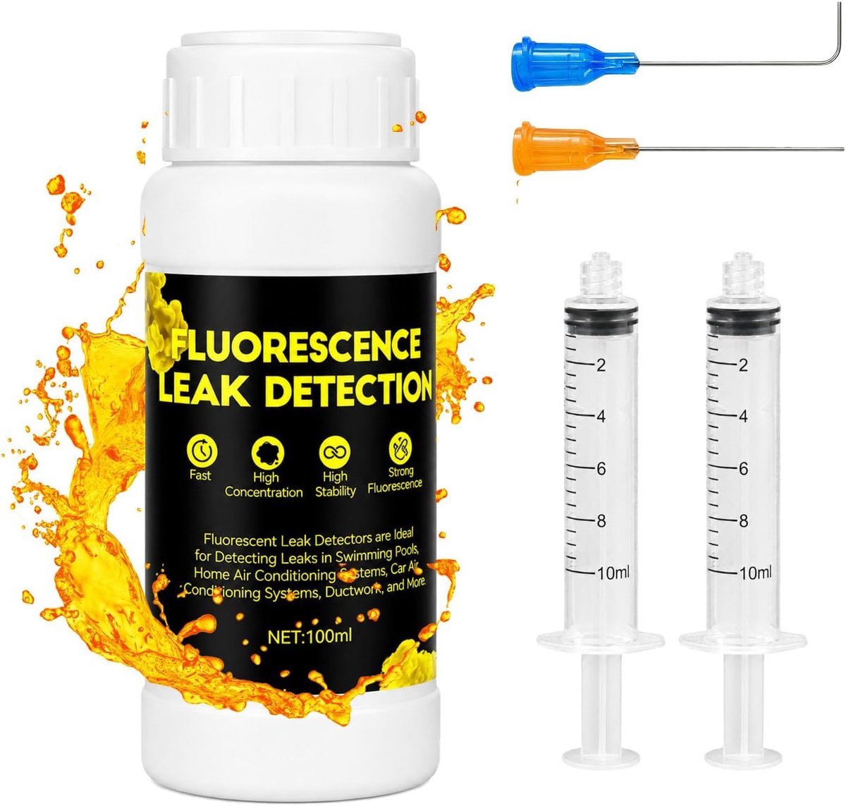Waterlek-tracker, 100 ml, universeel voor hydraulische zwembaden - ShopVlot