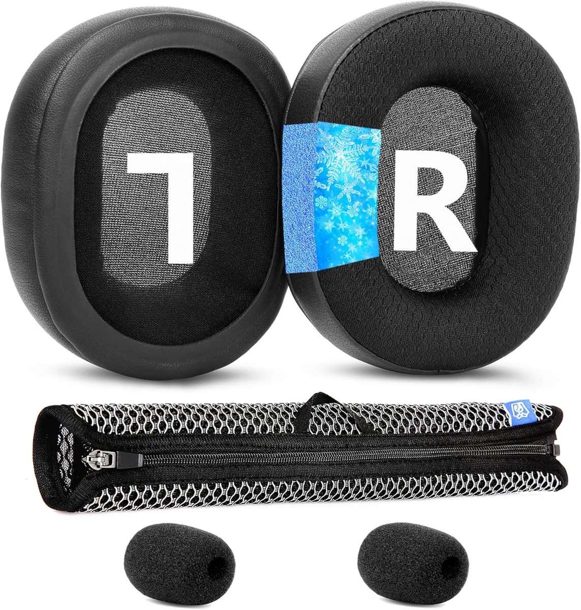 Cooling Gel Ear Pads Replacement Compatible with Logitech G Pro, G Pro X, G Prox 2, G Pro X SE, G433, G233 Headset Ear - ShopVlot