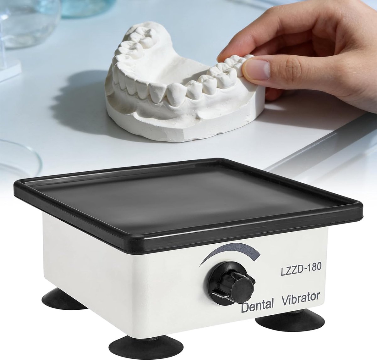 150W Vibrating Plate Plaster, Electric Plaster Shaker, Dental Shaking Plate, Oscillator, Square, 7 in Vibrating Plate - ShopVlot