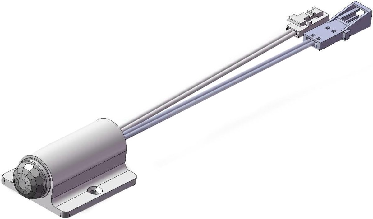 PIR sensor schakelaar - 3 m detectiebereik - 200 cm kabel - automatische verlichting inschakeling - ShopVlot
