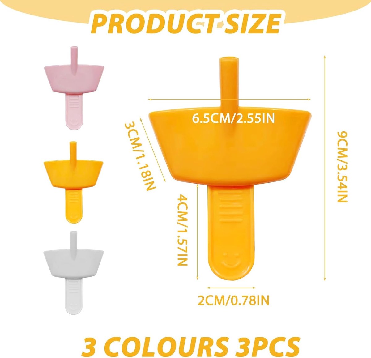 Popsicle holder set van 3 - silicone - drip free - met rietje voor extra plezier - ShopVlot