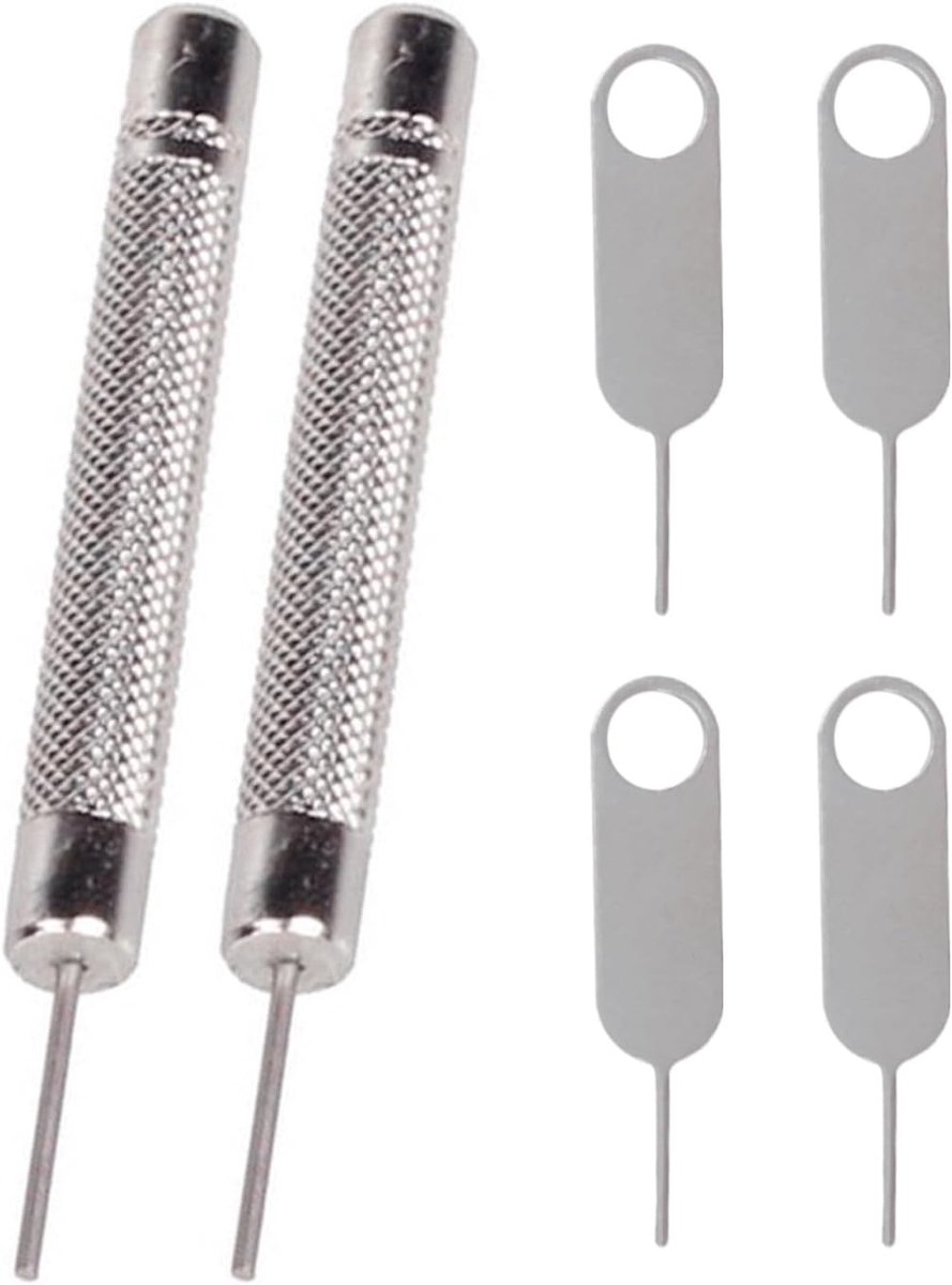 Deurbel gereedschap set - 6 stuks - roestvrij staal - voor demontage en afstelling - ShopVlot
