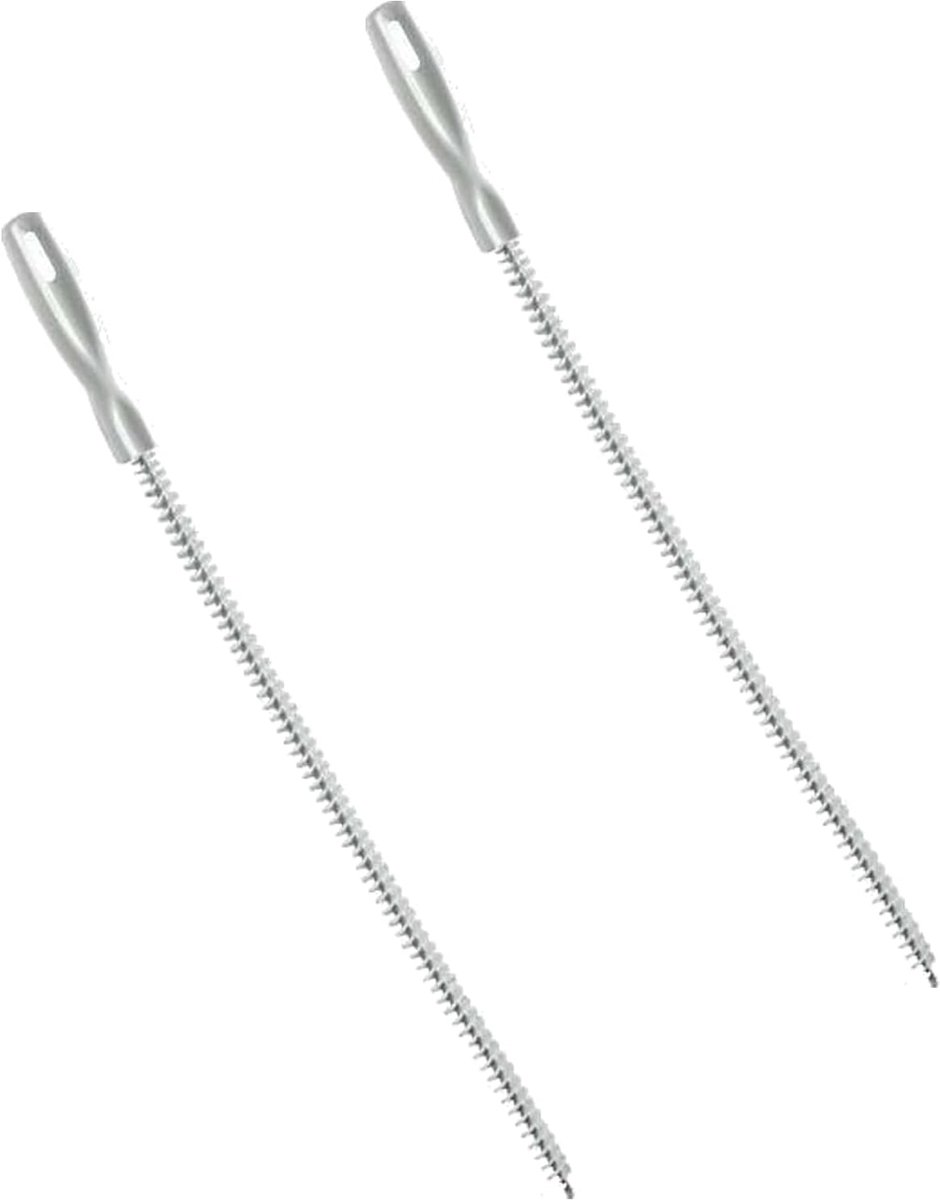 Afvoerborstel 45 cm - Metalen kern - Flexibel en extra sterk - Voor het verwijderen van lang haar - ShopVlot