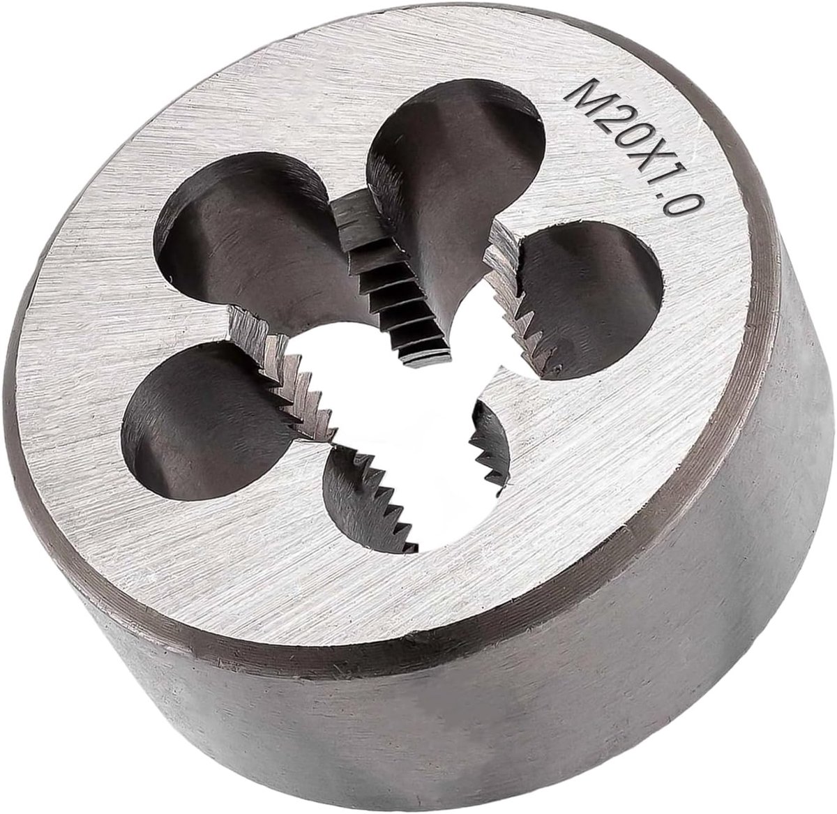Ronde snijplaat M20x1mm - fijne draad - 5 gaten - geschikt voor schroefdraadherstel - ShopVlot