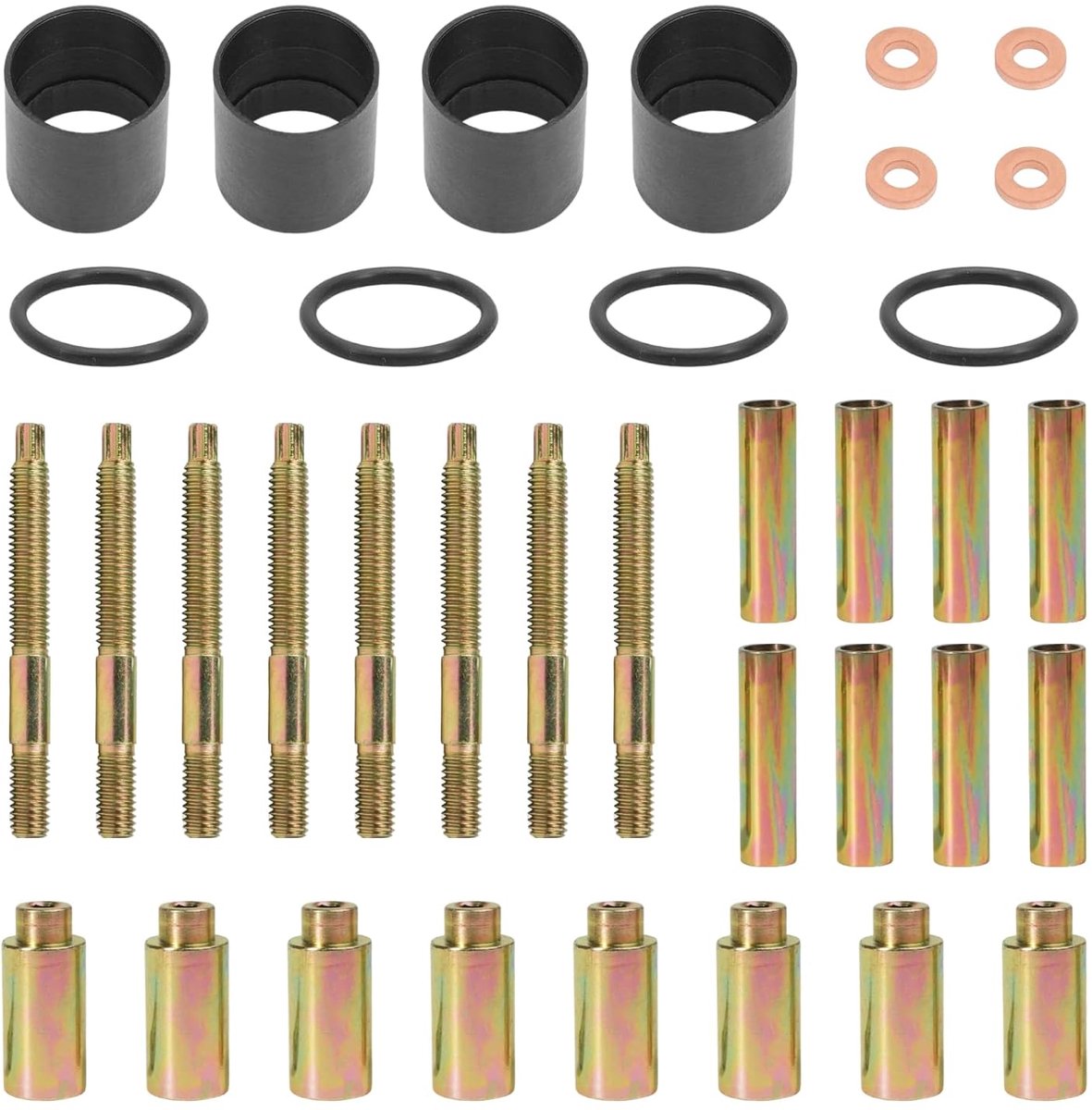 Injectorafdichtingen 36 Stuks - 2.2 2.5 Dci - Compleet voor dieselmotoren - Ondersteunt onderhoud - ShopVlot