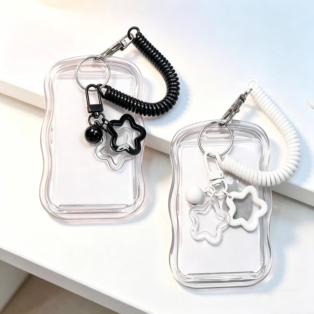 Kpop Photo Card Holder 8,5 x 5,5 cm - Waterproof - Met springtouw - Bescherming voor ID-kaarten - ShopVlot