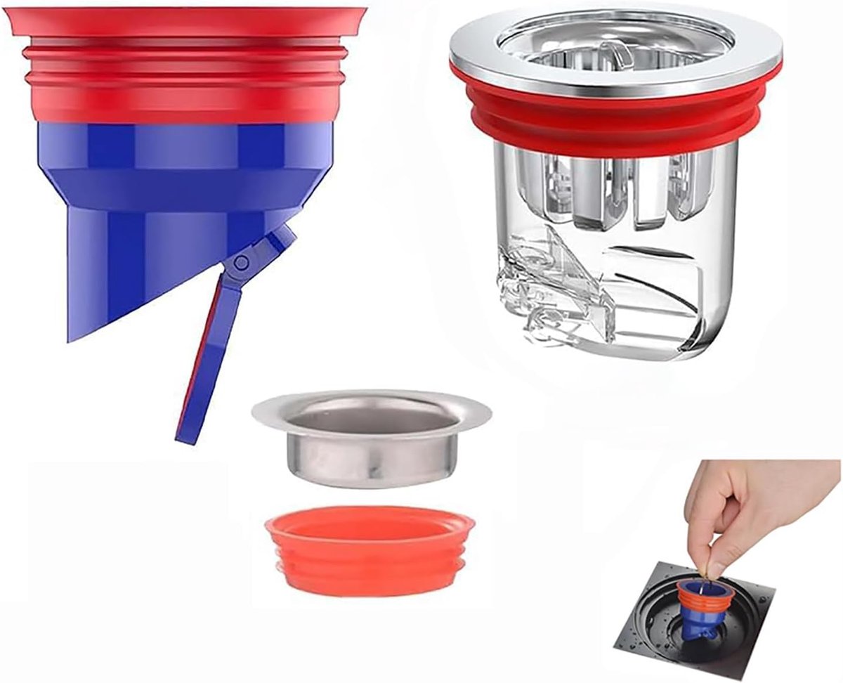 Geurstopper Afvoer Douche, 33-52mm Proof Floor Afvoer (2 stuks) - ShopVlot