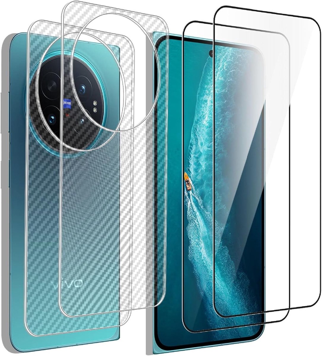 Beschermfolie voor VIVO X Fold 6, 2 Pack Achterzijde Zachte TPU Film, HD Scherm Beschermer Anti-vingerafdruk - ShopVlot
