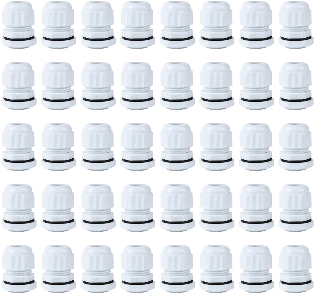 Cable Screw Connection M16, Cable Grommet, Waterproof Cable Screw Connections M16, IP68 Nylon Cable Connections, Cable - ShopVlot