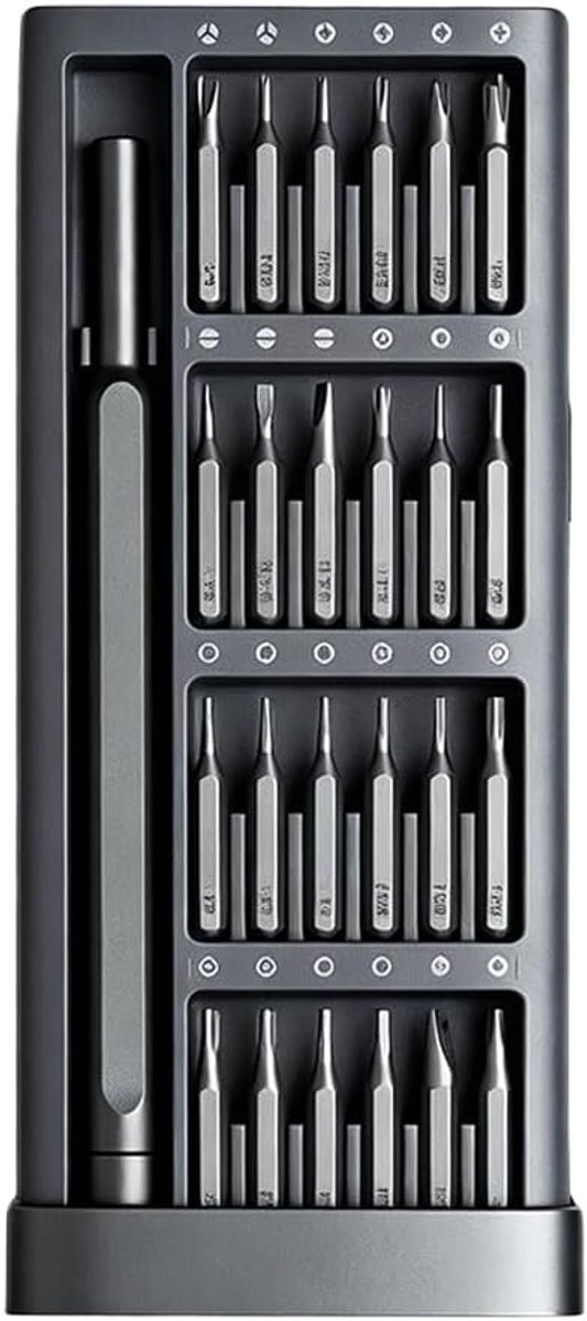 24-in-1 precisieschroevendraaier set 2 stuks mini-schroevendraaierset met bits precisieschroevendraaier voor mobiele - ShopVlot