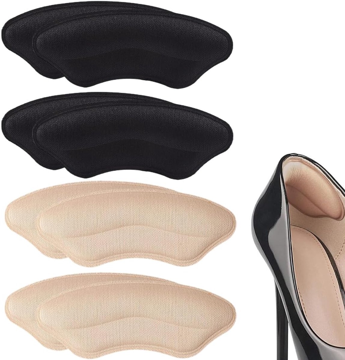 4 Pairs Heel Pads, Adhesive Heel Pads, Anti Blisters, Heel Spurs & Friction Anti-Slip Inserts for Men and Women - ShopVlot