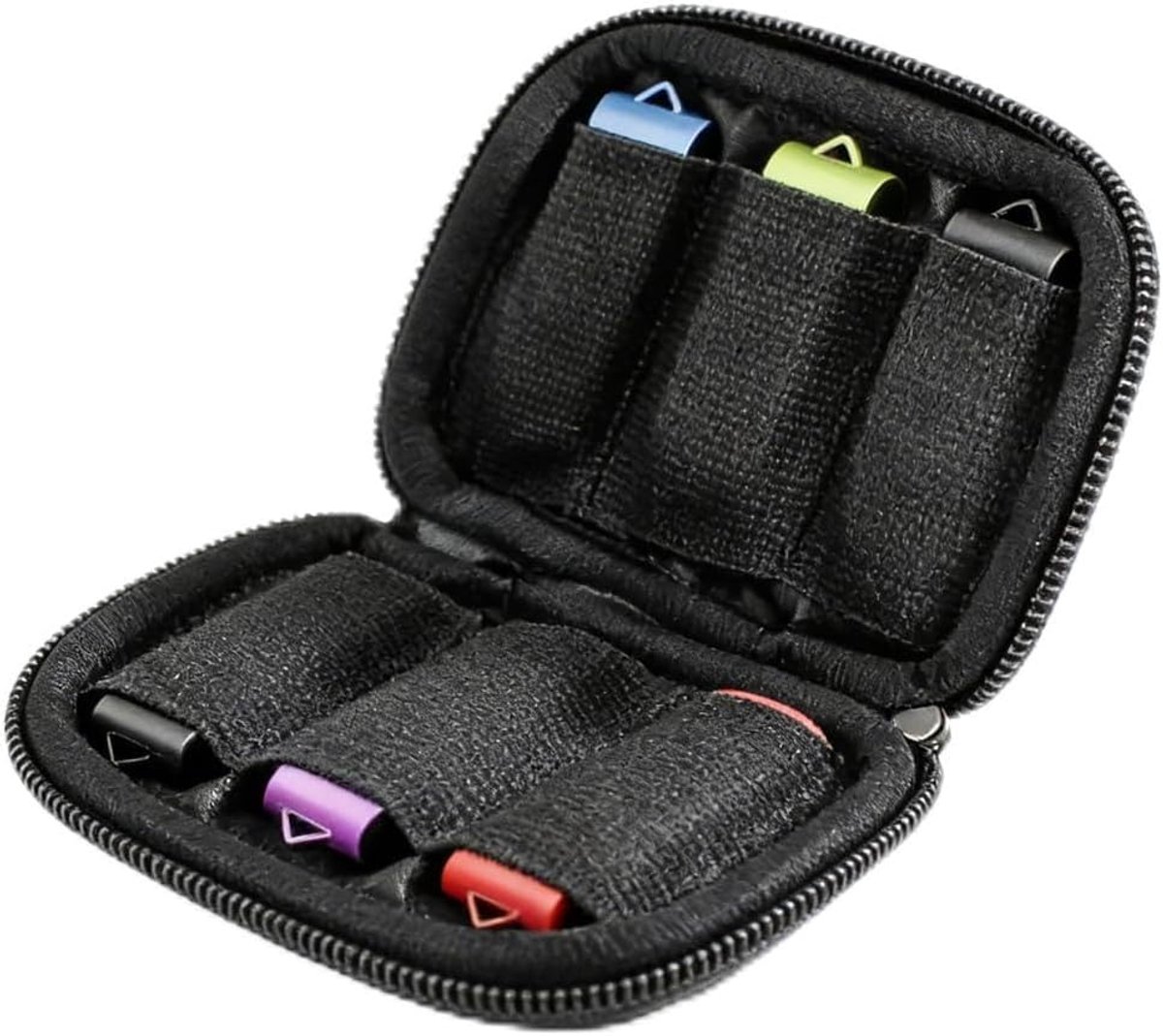 Storage bag, storage bag, electronic accessory organiser with 6 compartments for USB sticks, pen drives, flash memory - ShopVlot