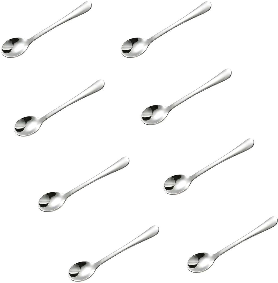 Solidchoice - Set van 8 Mini Lepels voor Keuken