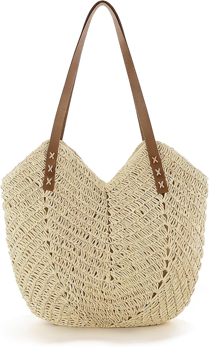 Garen Schoudertas - Strandtas - Boho stijl - Perfect voor het strand - ShopVlot