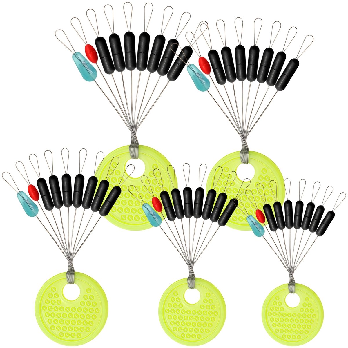 Solidchoice - Set van 540 Rubberen Stoppers voor Visgerei