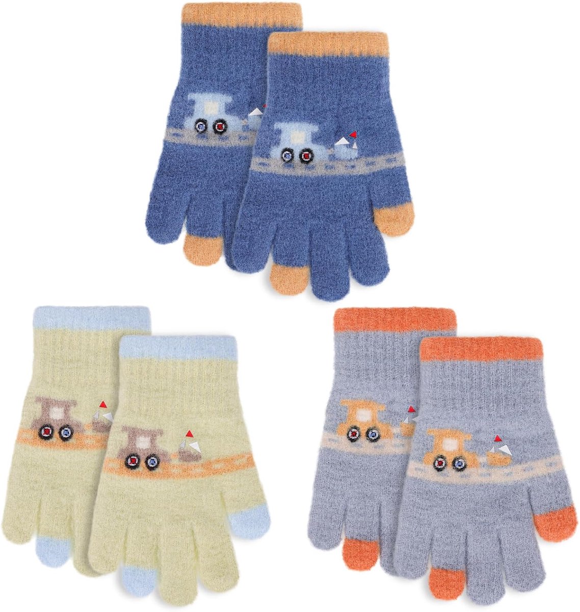 Kindermagic gloves 4-12 jaar - unisex elastisch - warm en zacht - ideaal voor koude winterdagen - ShopVlot