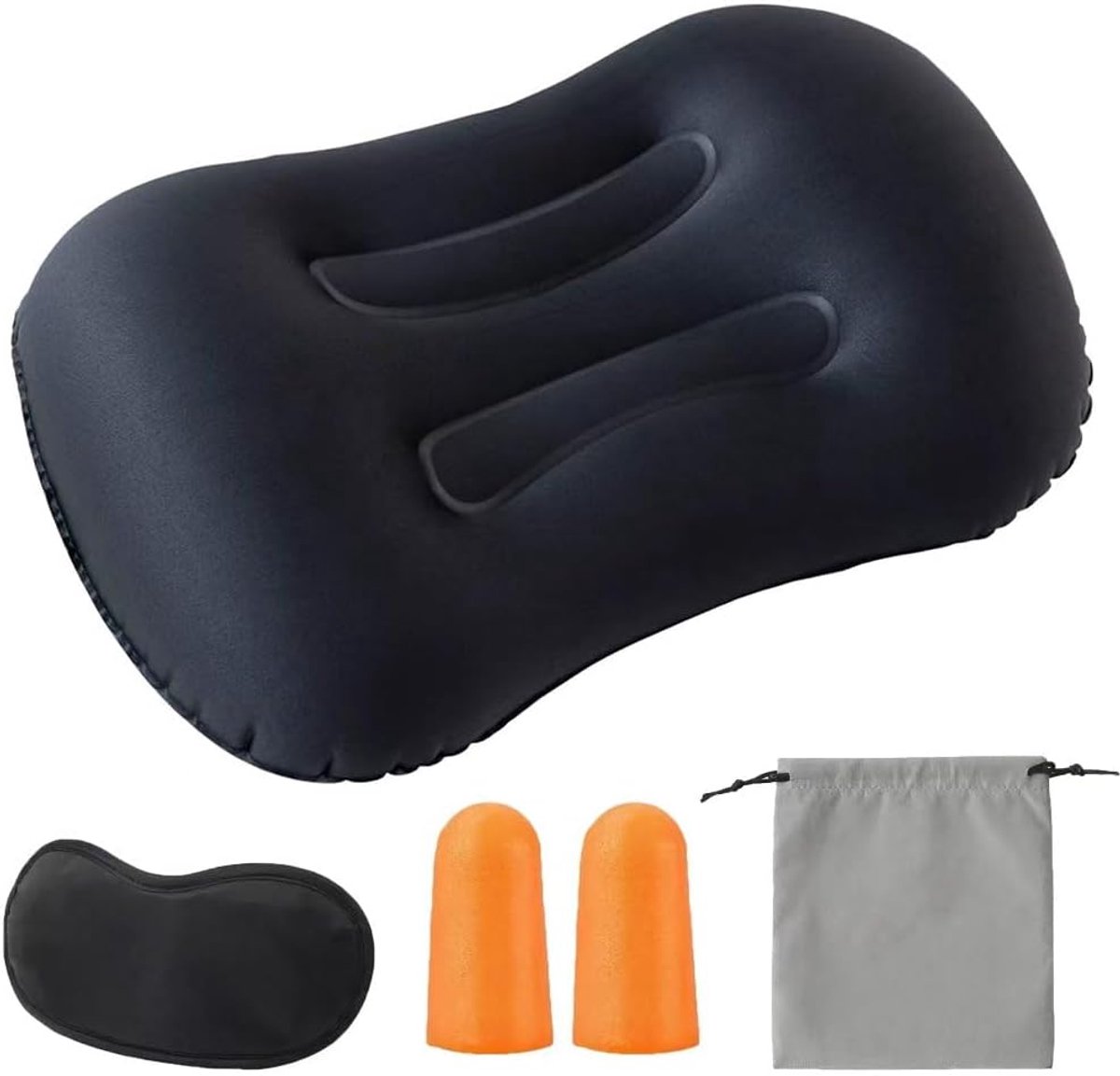 Camping kussen opblaasbaar - lichtgewicht en compact - complete reisslaapkit voor gemak - ideaal voor backpacken - ShopVlot