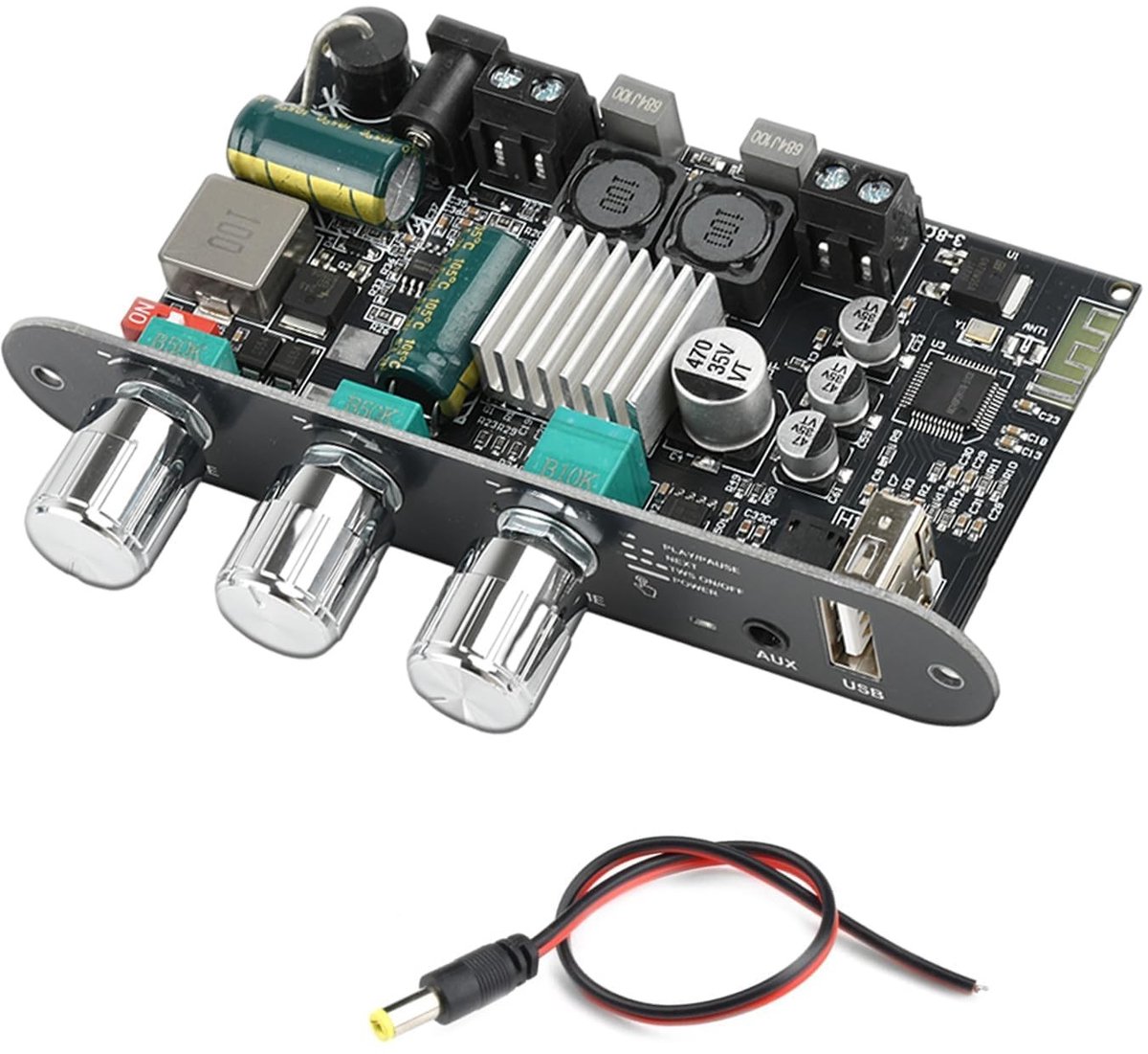 Solidchoice - Mono Bluetooth Versterker met TWS en 100W Vermogen