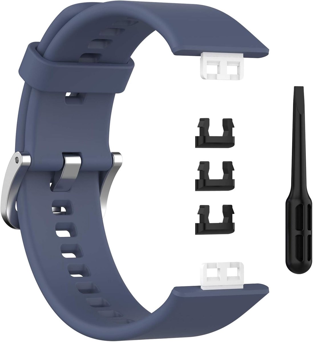 Horlogeband voor Huawei Watch Fit - Siliconen band - Antislip sluiting - Ideaal voor dagelijks gebruik - ShopVlot