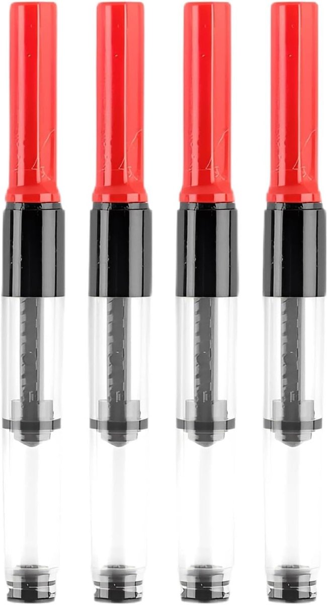 Vulpen converter - 4 stuks - standaard formaat - gecontroleerde inktstroom voor eenvoudig bijvullen - ShopVlot