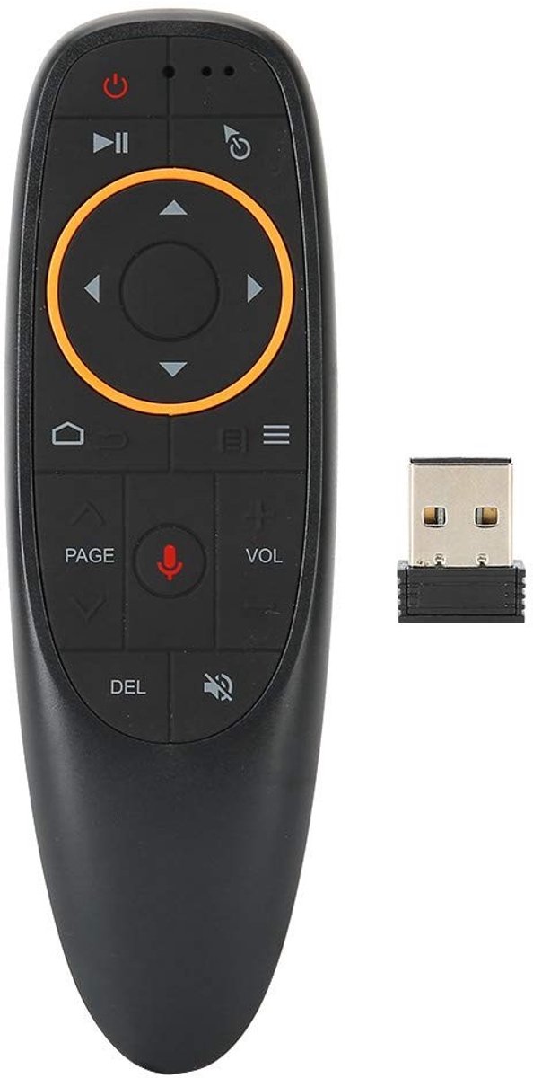 Solidchoice - Draadloze Voice Remote Control met Gyroscoop voor Smart TV en Projector