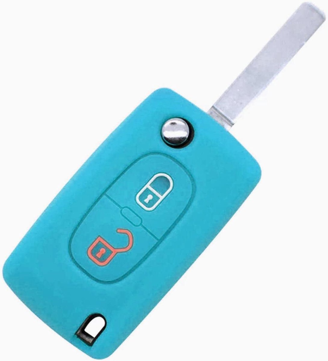 Replacement key housing for Citroën: C2 from 2006-2010 C3 2006 Berlingo 2008 Peugeot: 407 from 2004-2008 with battery - ShopVlot
