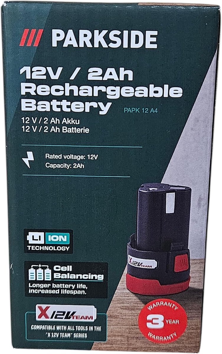 2 Ah additional battery for family tools X 12 V - ShopVlot