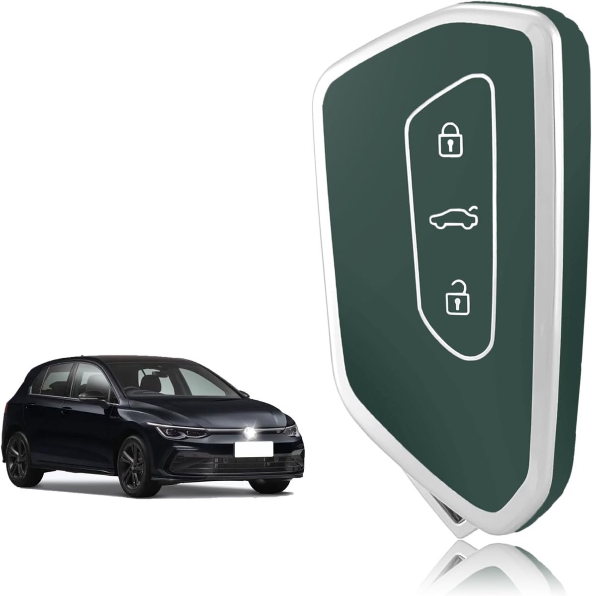 Key Cover TPU, Car Key Cover Suitable for VW Volkswagen Golf 8 MK8 Cupra Born Formentor Seat Leon MK4 Ateca Tarraco - ShopVlot