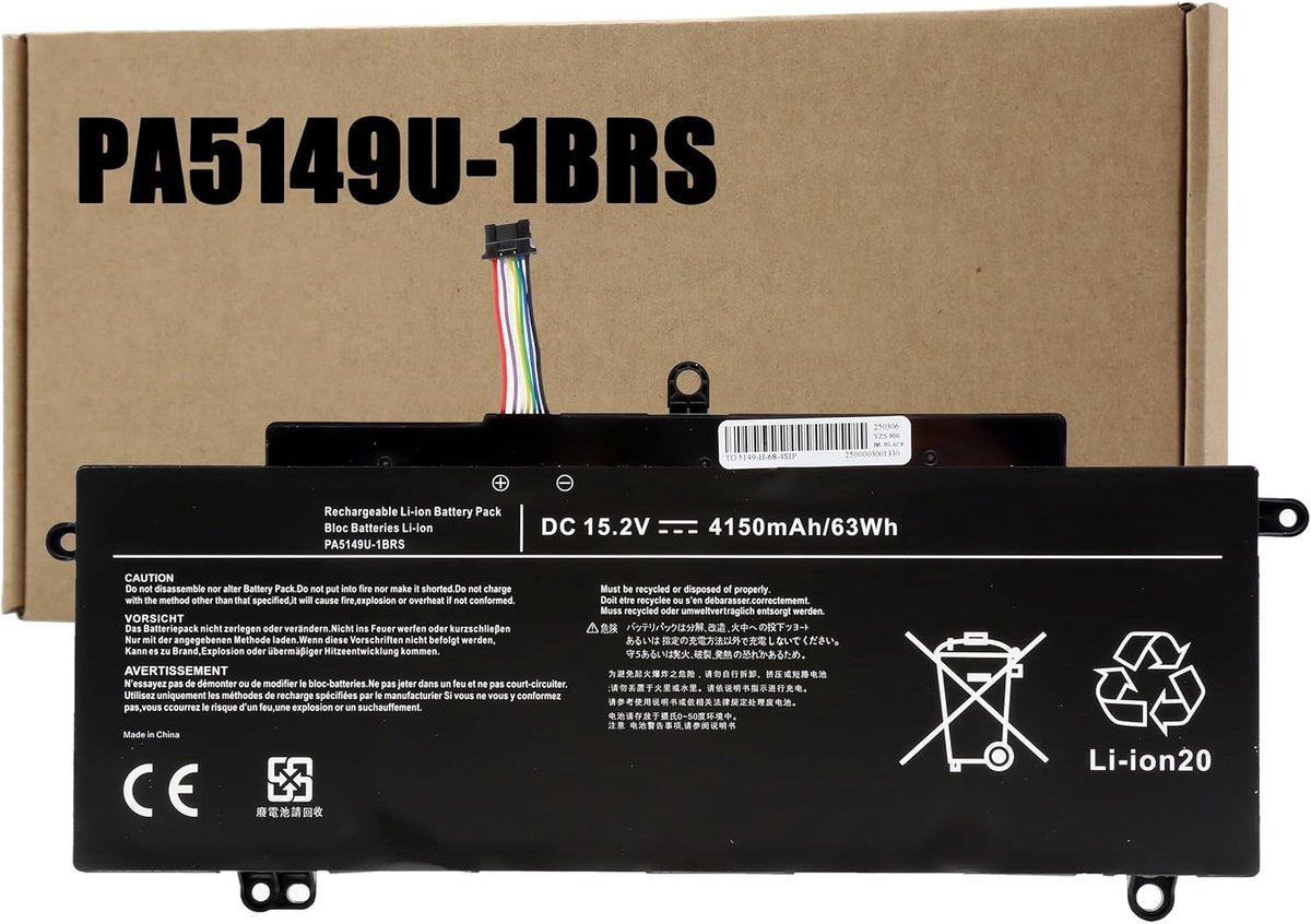 BLESYS PA5149U-1BRS Battery for Toshiba Tecra Z40-A Z40-B Z40-C Z40T-A Z40T-B Z40T-C Laptop 4INP7/60/80 15.2V 63Wh - ShopVlot