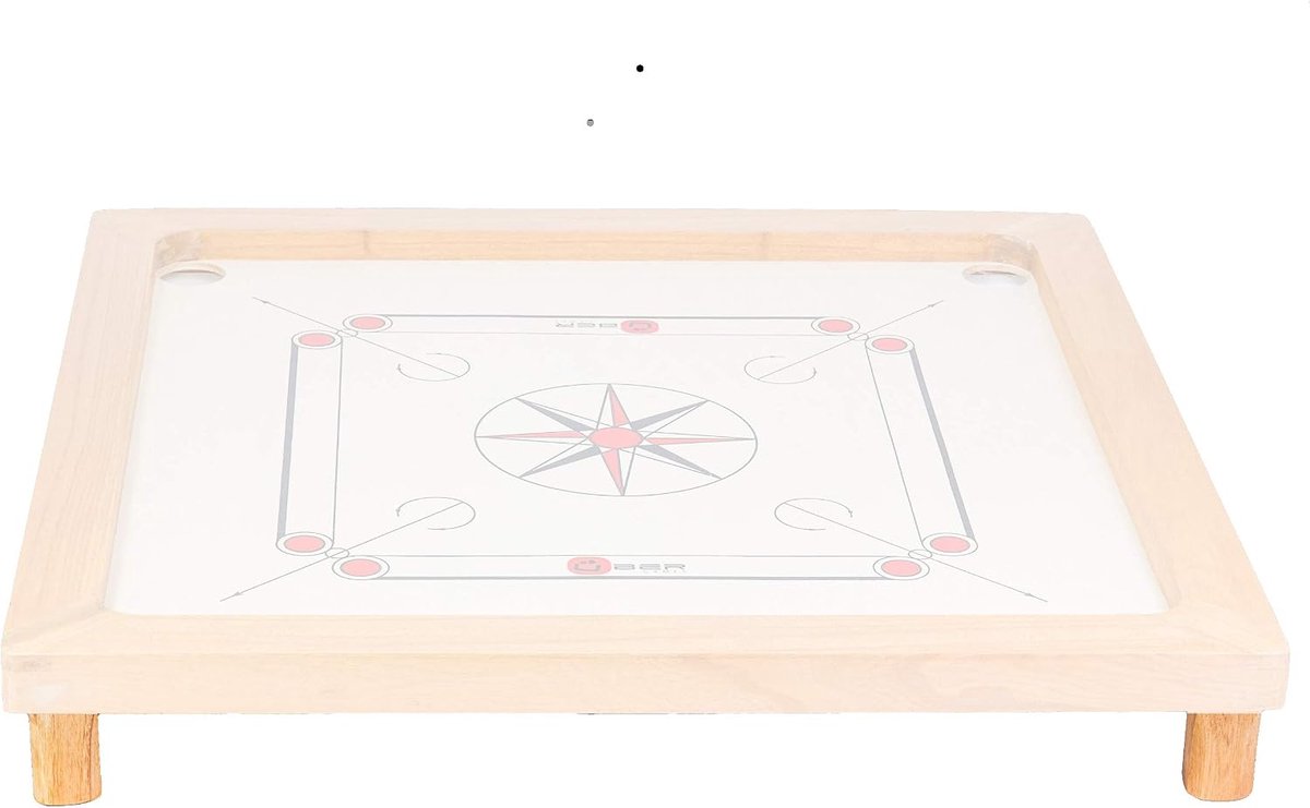 Carrom feet to put down - India hardwood - 4 pieces 60x35mm - For exactly all karrom games - ShopVlot