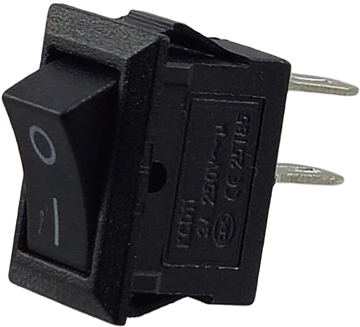 Mini Toggle Switch, Flush-Mounted Toggle Switch, Toggle Switch for Devices, 250 V, 3 A, AC/DC (6 V, 9 V, 12 V, 24 V - ShopVlot