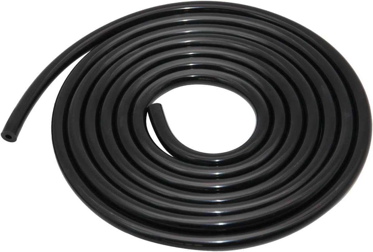 Black Silicone Vacuum Hose 8 x 12mm (ID x OD), 2m Flexible Silicone Suppression Hose Car 8mm Vacuum Silicone Hose for - ShopVlot