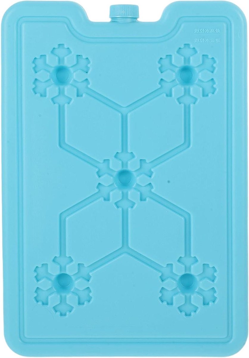 Herbruikbare Koelpads - Watergevulde Ijsblokken - Voedsel Transport - Langdurige Koeling - 27.50X18.50X2.00CM - Donkerblauw