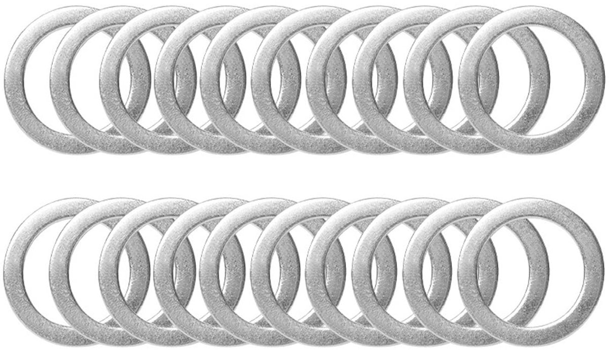 Fiets-pedaalschijven 20 stuks - aluminiumlegering - geluidsreducerend - voorkomt kraken - ShopVlot