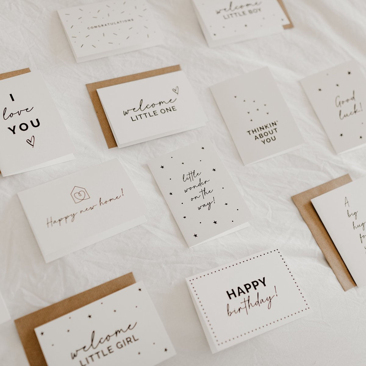 WeLikeToLove Kaarten - Wenskaarten - Kaartjes - Kaartenset - Postkaarten - Versturen - Set - A6