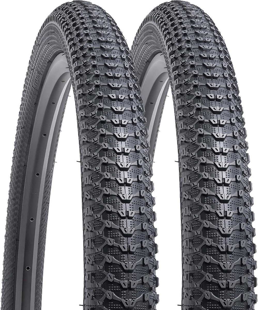 YunSCM 2 stuks mountainbike 24 inch fietsbanden 24 x 2,125 mantel 57-507 compatibel met 24 x 2,10 24 x 2,125 24 x 2,25 - ShopVlot