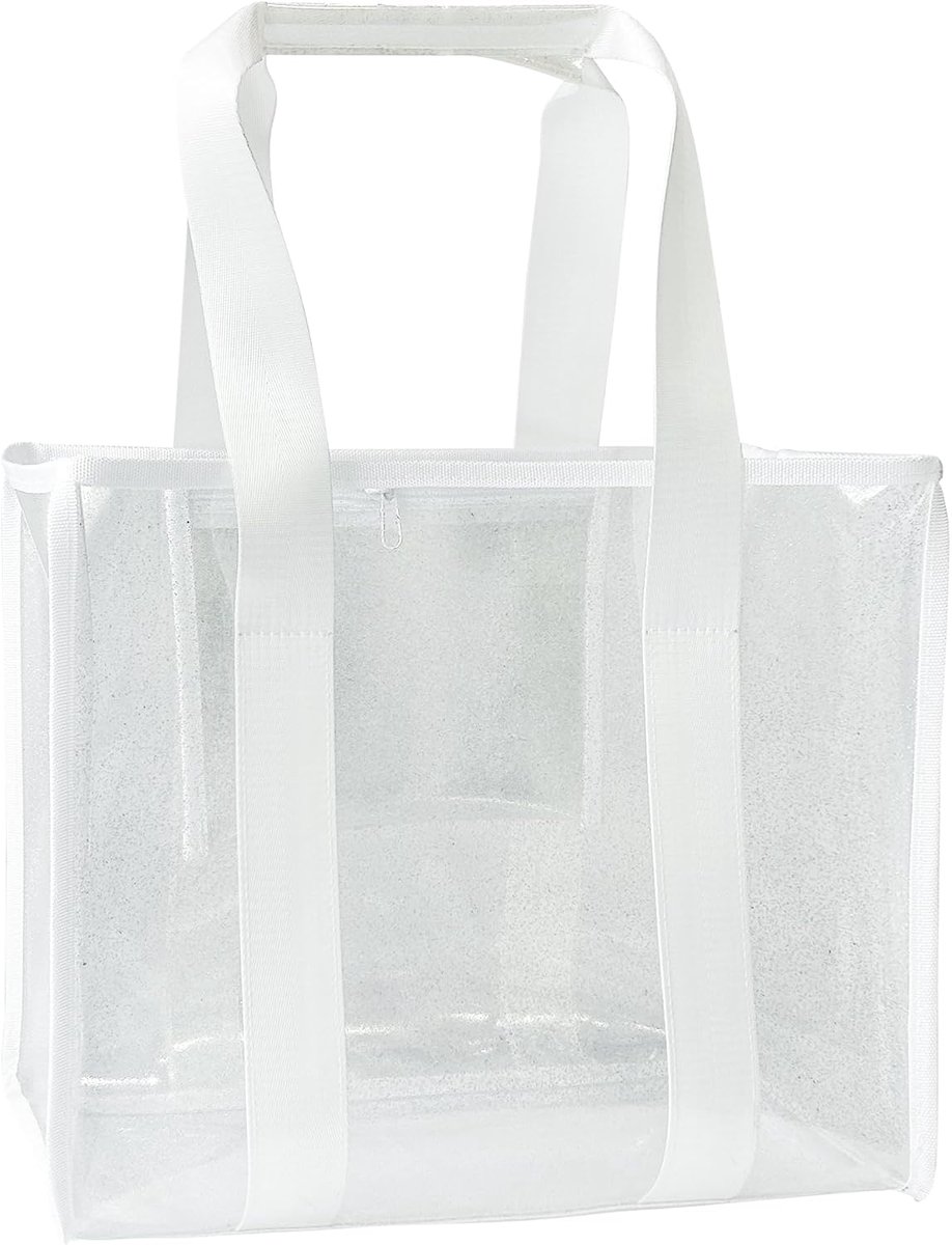 Shiny PVC Beach Bag, Waterproof Shopper for Beach, Travel and Work, Sandproof Protection (1 Piece) - ShopVlot