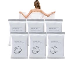 Large Pressed Bath Sheet,Tianher 5 Pieces 140 * 70cm Portable Outdoor Towel Reusable Travel Towel for Beauty Traveling - ShopVlot