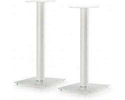 Sonorous speaker holder, pair of 70 cm high. Ref. SP-100/70. White. (2 pieces) - ShopVlot
