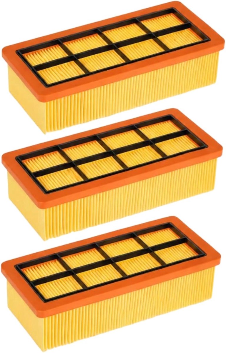 3 stuks asstofzuigerfilters voor Kärcher AD 2, AD 2 batterij, AD 3, AD3 Premium, AD 4, AD4 Premium, AD 3.200, AD 3.000 - ShopVlot