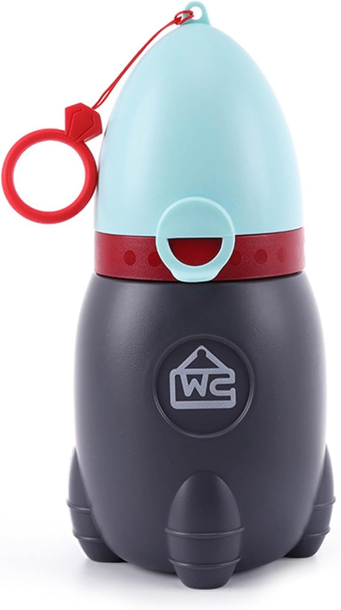 Portable Potty for Babies and Children, Travel Hygienic, Emergency Toilet for Camping, Car, Rocket Model, Light Blue - ShopVlot