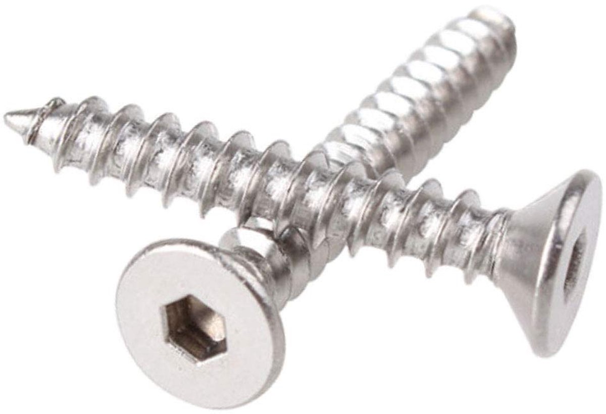 Hardware Fasteners Nails Self-tapping Screws - Stainless Steel Hexagon Cap Countersunk Wood Screws Metric Wire Allen - ShopVlot