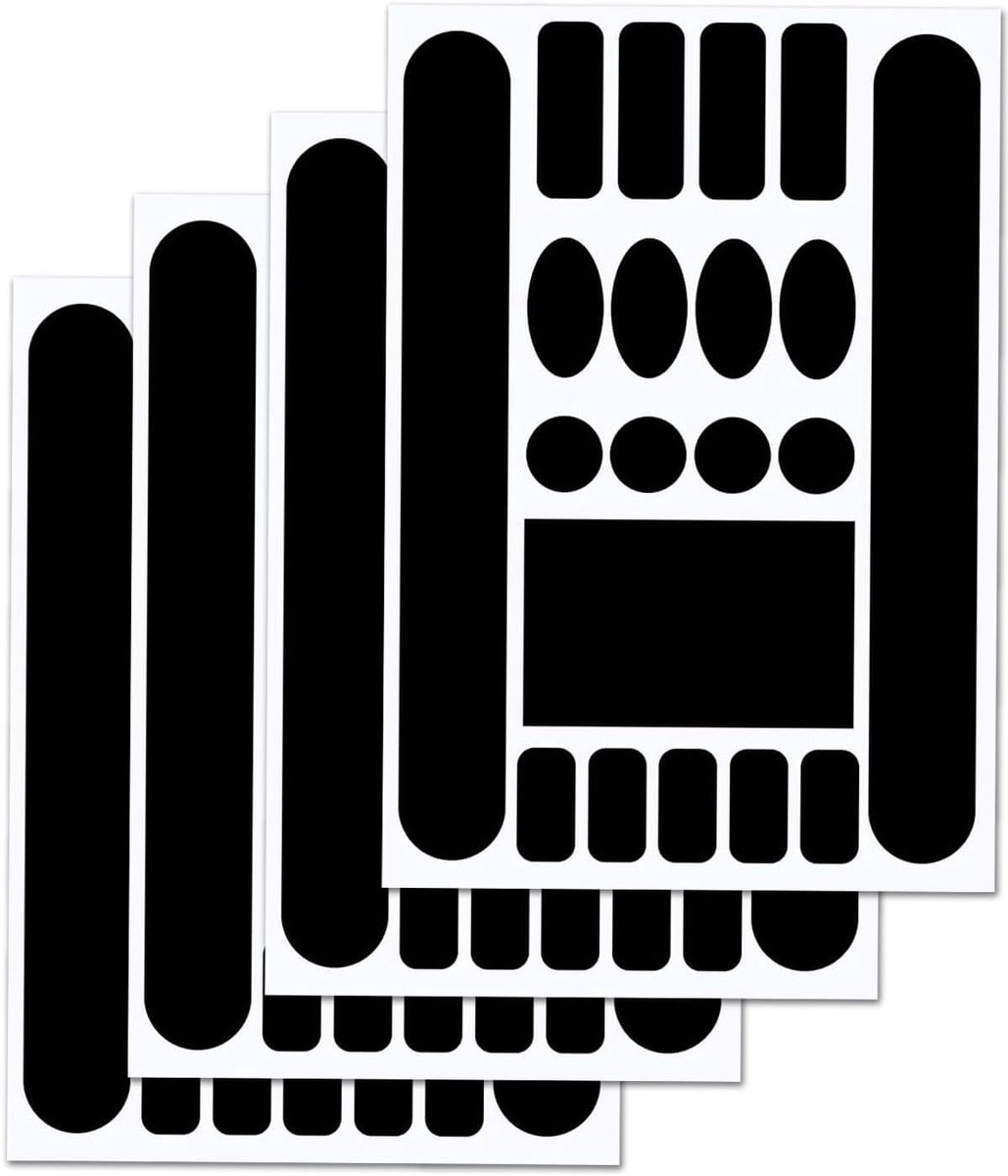 Pack of 4 Bicycle Chain Stickers Protective Film Bicycle Frame Scratch-Resistant Stickers for Bottom Frame Rear - ShopVlot