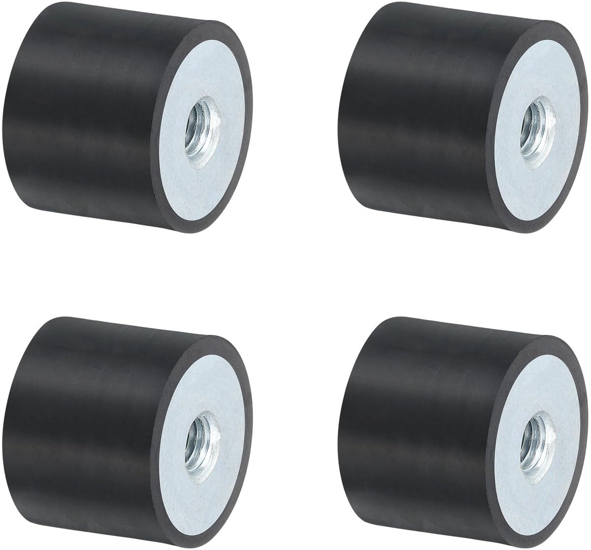 4 Stuks Rubberhouders M8 voor Trillingsisolatie en Geluidsdemping