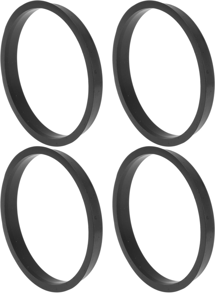 Solidchoice - Auto Wiel Hub Centric Ringen 79.6mm tot 75.1mm Zwart Polycarbonaat 4 Stuks