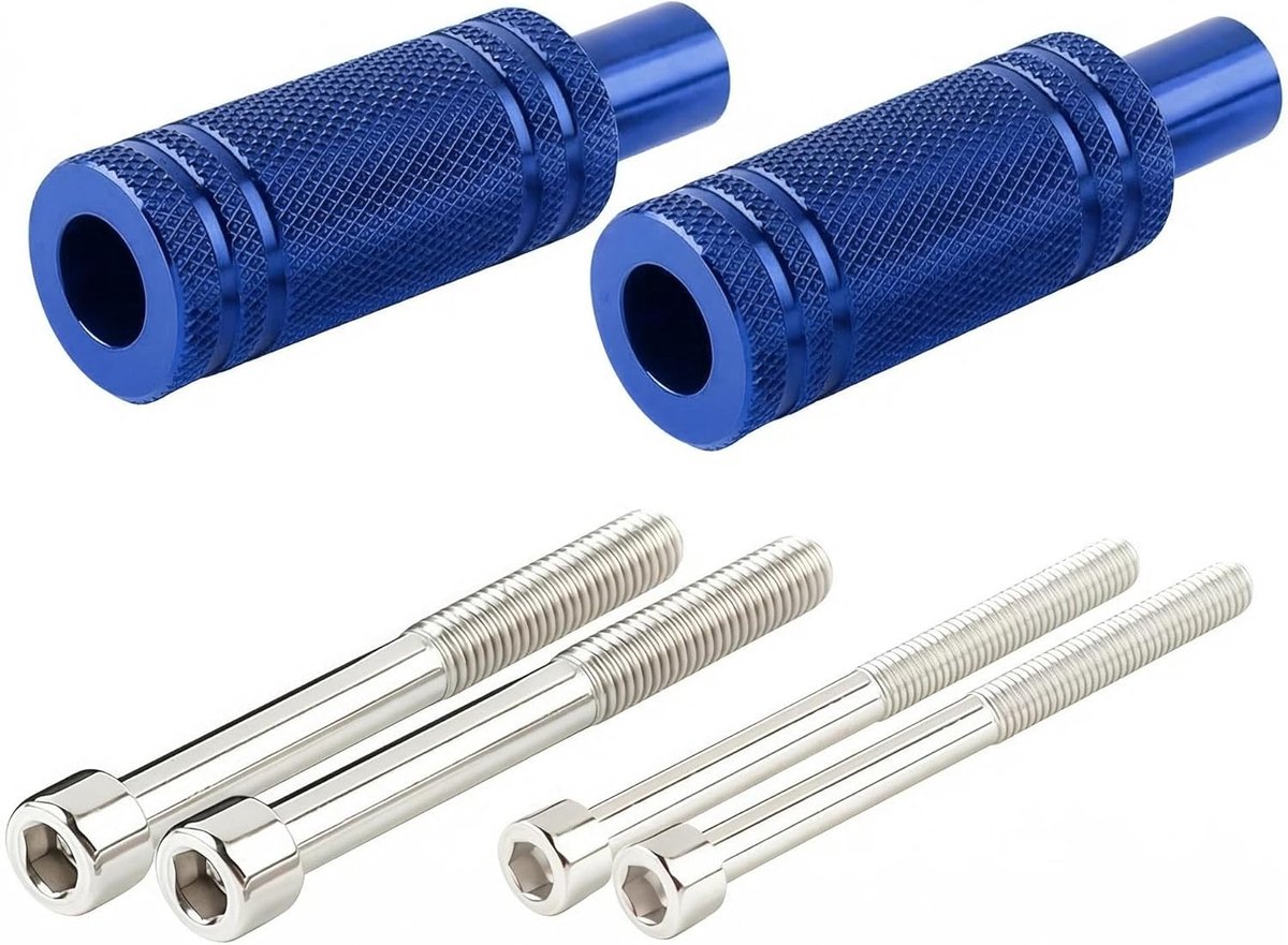 Houder voor motorfiets, koplamphouder, houder voor spatbord, mistlamp voor M8/M6-gat (blauw) - ShopVlot