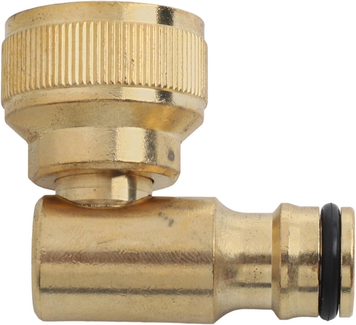 Messing Slanghaspel Swivel Elleboog Quick Connector 3/4 Inch Vrouwelijke Schroefdraad Tap Adapter Voor Reiniging - ShopVlot